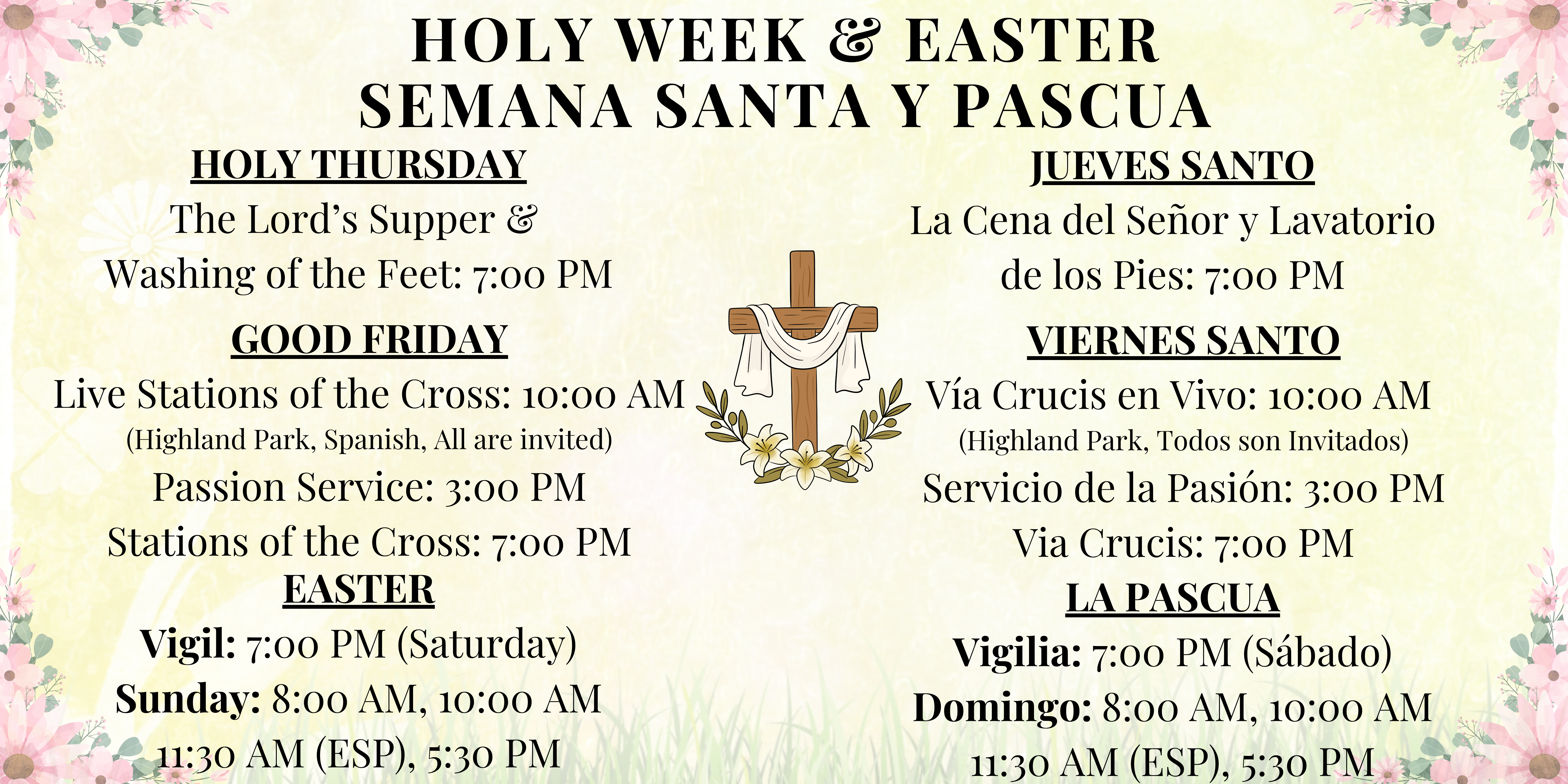 Holy Week 2026