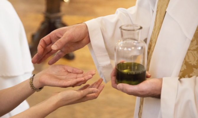 The Sacrament of the Anointing of the Sick | The Roman Catholic Parish of  St. John the Evangelist