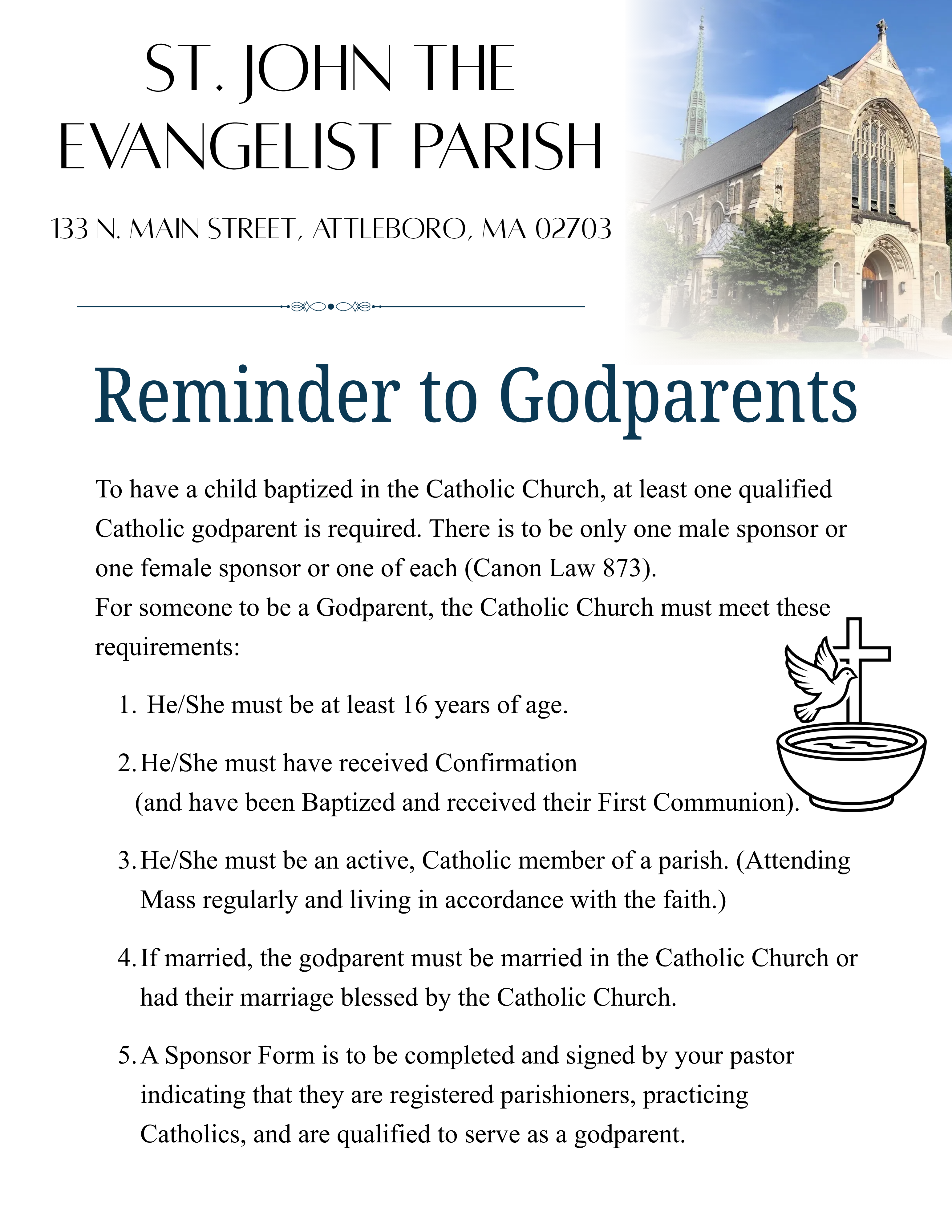 Godparent Requirements 