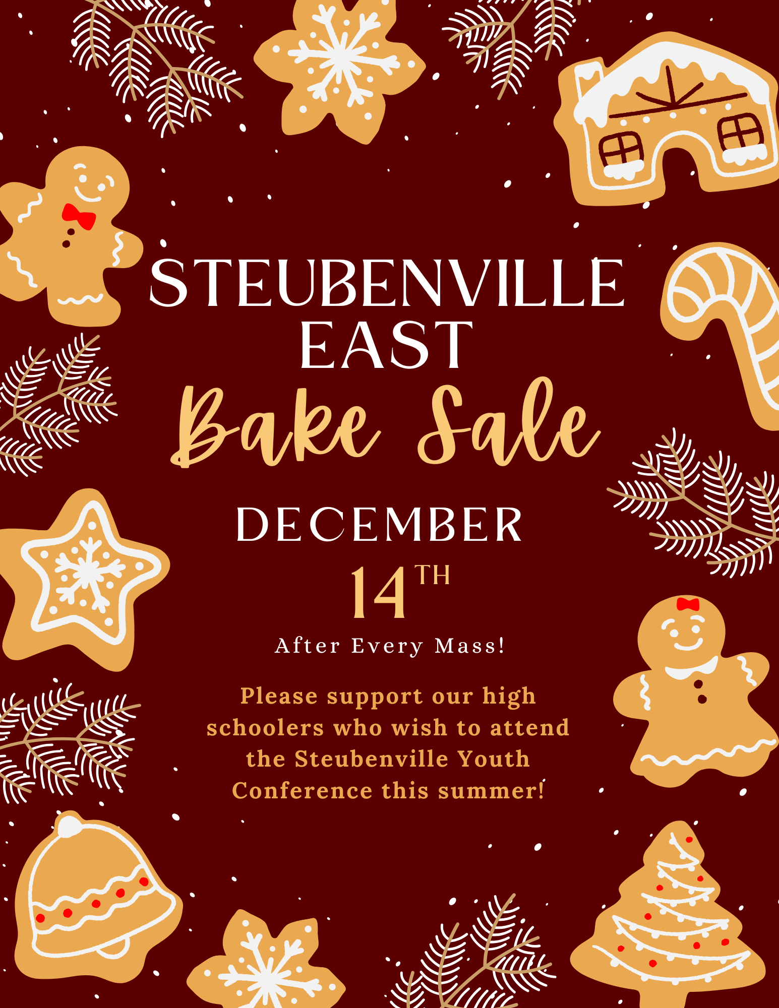 Bake Sale Dec. 14
